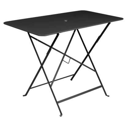 Skládací stolek BISTRO 97x57 cm - Liquorice (černá, jemná struktura)_0