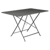 Skládací stolek BISTRO 117x77 cm - Liquorice (černá, jemná struktura)_0