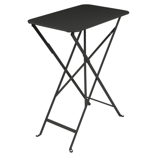 Skládací stůl BISTRO 37x57 cm - Liquorice (černá, jemná struktura)_0