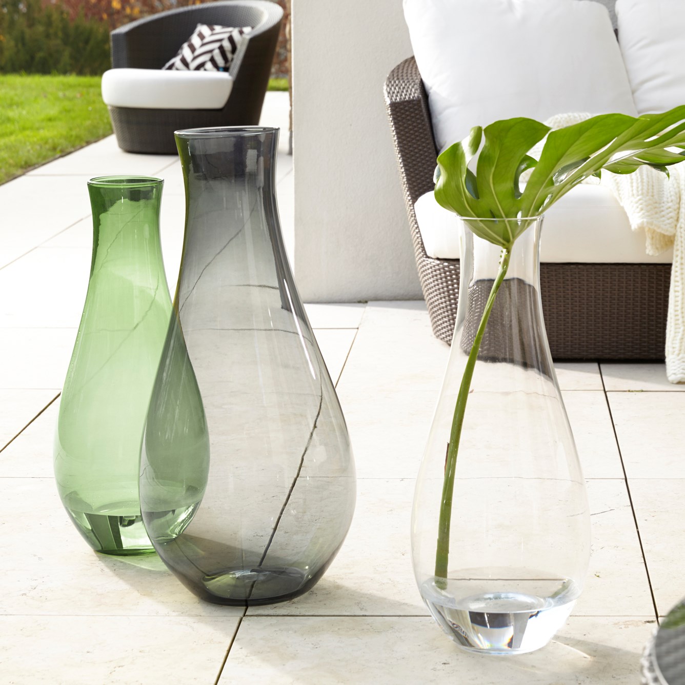 Váza GIARDINO 70 cm šedá_0