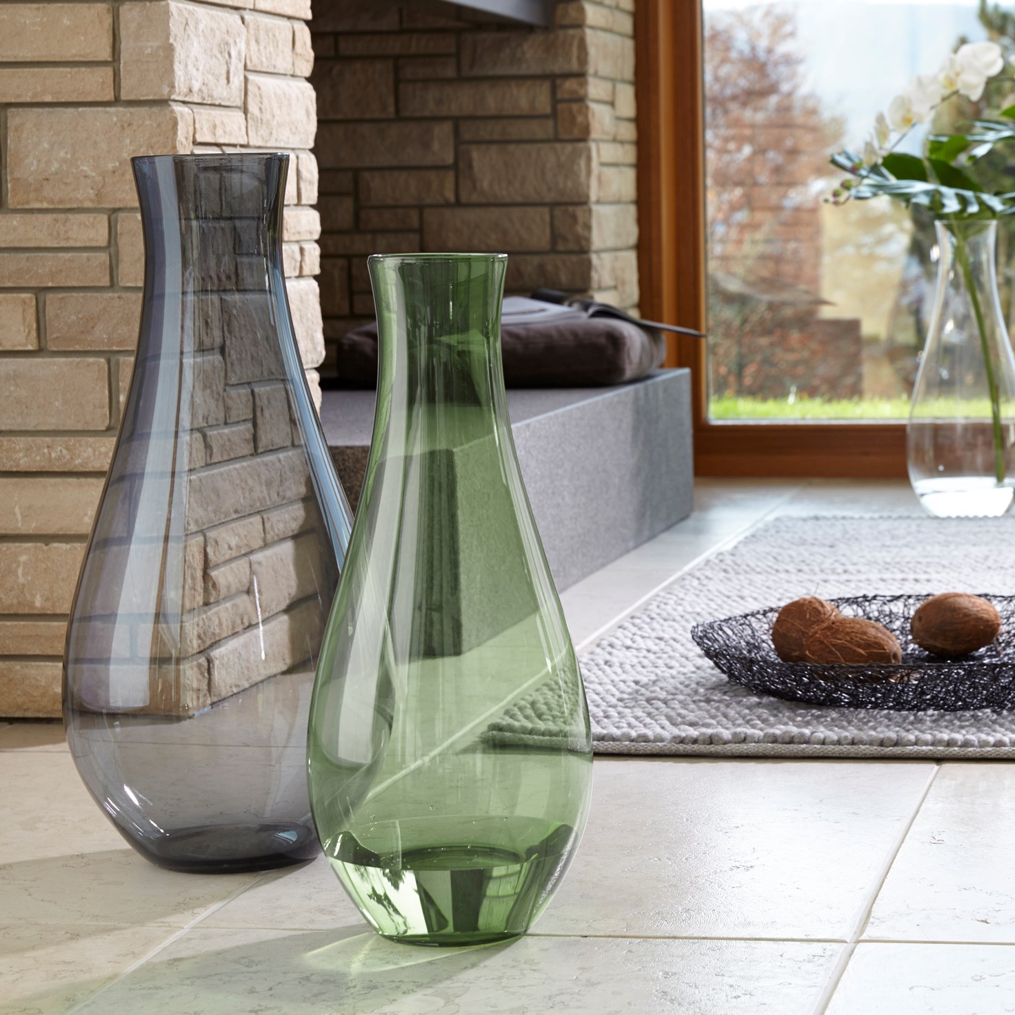 Váza GIARDINO 70 cm šedá_1