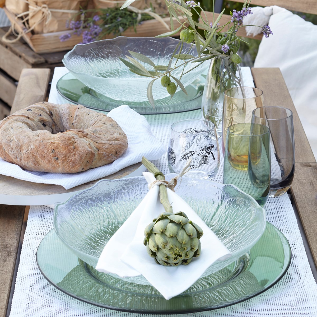 Sklenička Sora 390 ml zelená_2