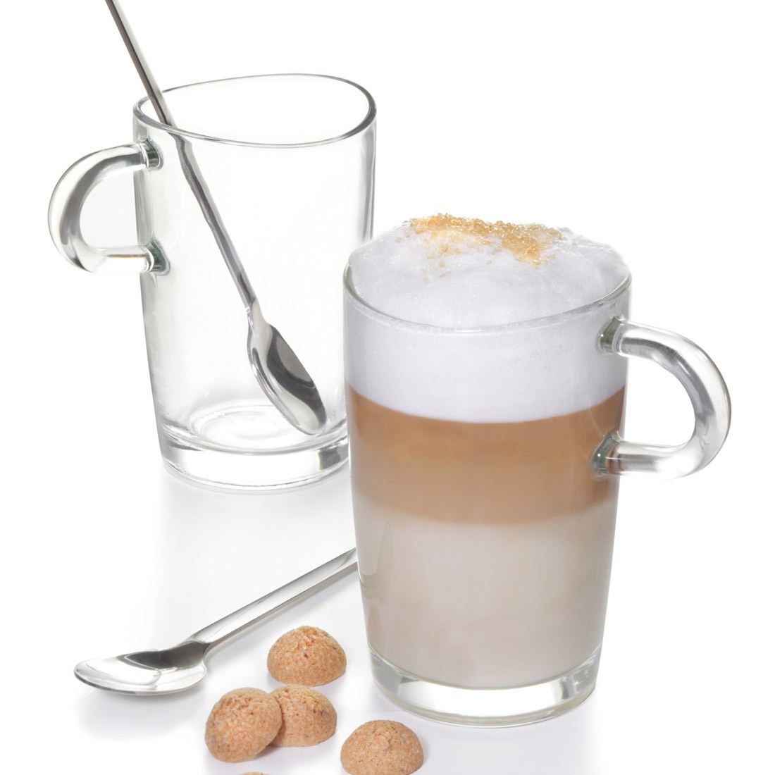 Hrnek na latte LOOP se lžičkami SET/2ks_0