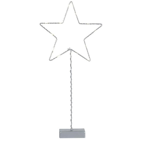 Drátěný svícen hvězda LED 42 cm_2