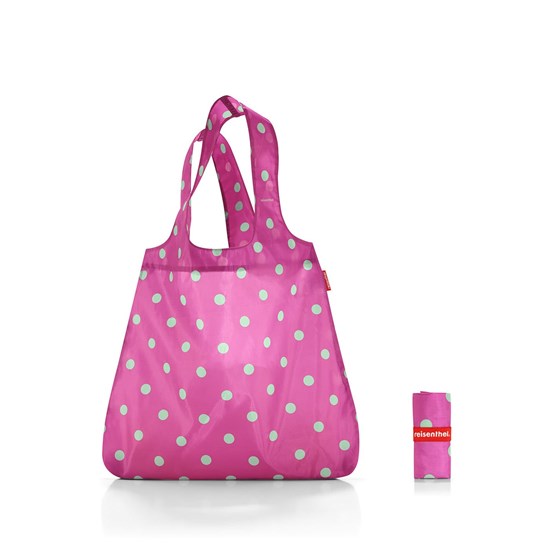 Skládací taška Mini Maxi Shopper magenta dots_4
