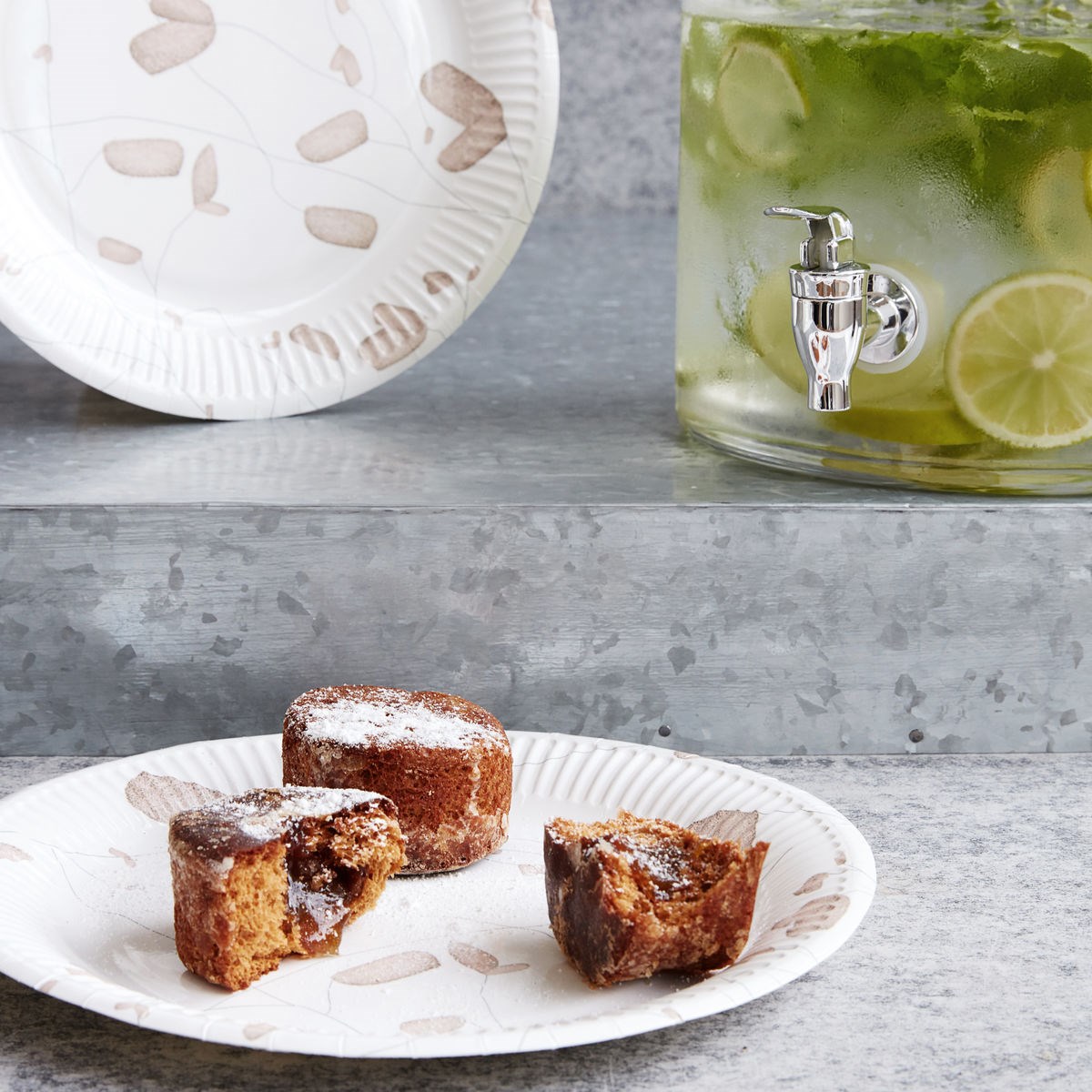 Papírový talíř FLOWER 23cm SET/12ks_0