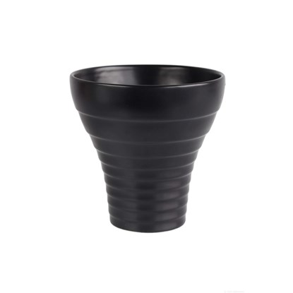 Váza STEPS 18 cm černá_0