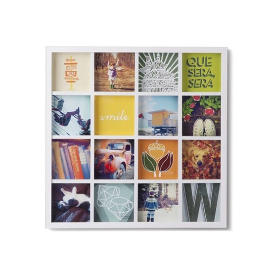 Fotorámeček multi GRIDART bílý_0