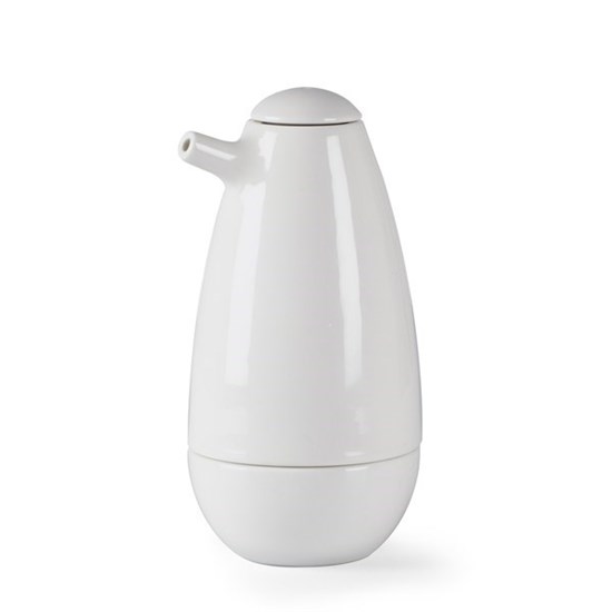 Láhev na olej a ocet CHICKIE bílá_0