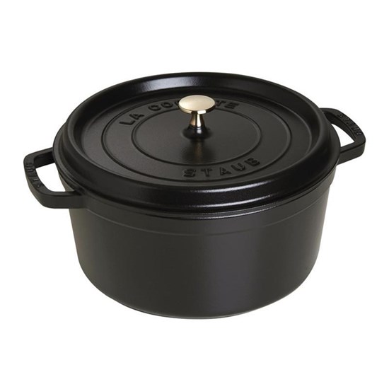 Hrnec kulatý 28 cm černý_0