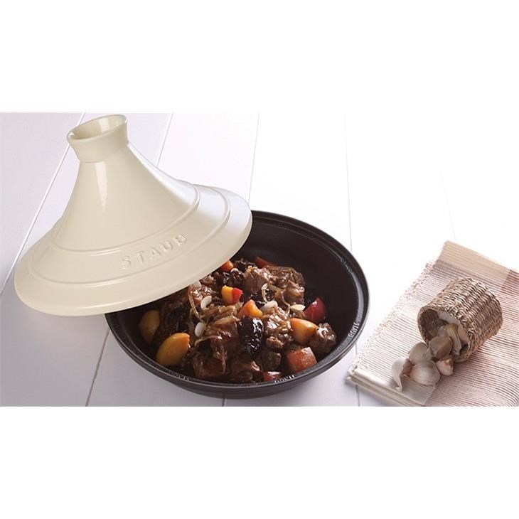 Hrnec Tajine 28cm krémový_0