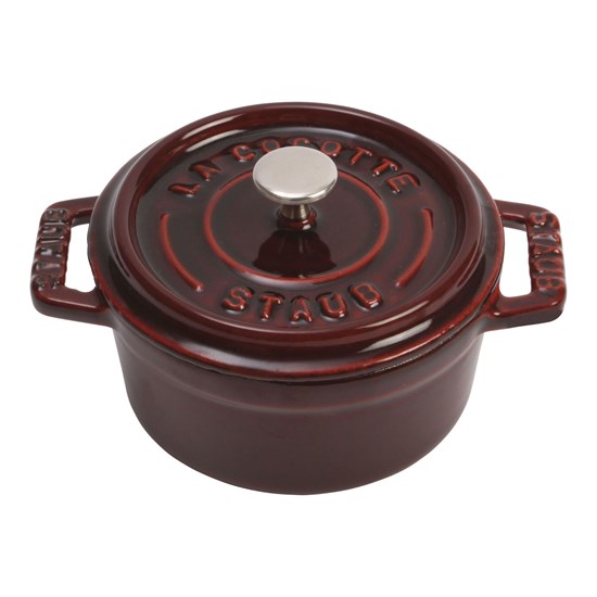 Hrnec STAUB  kulatý 10 cm vínový 0,25l_5