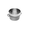 Hrnec STAUB kulatý 26 cm šedý s pařákem_0
