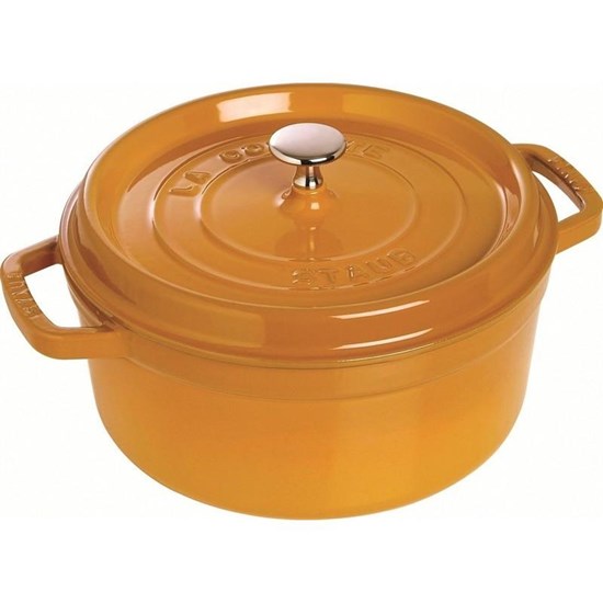 Hrnec kulatý 18 cm hořčicový_0