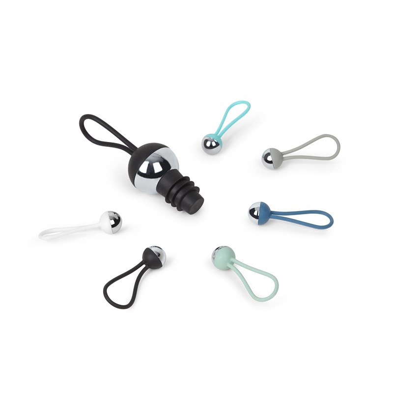 Uzávěr na víno+rozlišovače BAUBLE SET/7_0