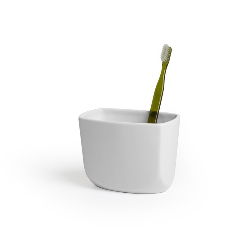 Kelímek na kartáček CORSA bílý_0