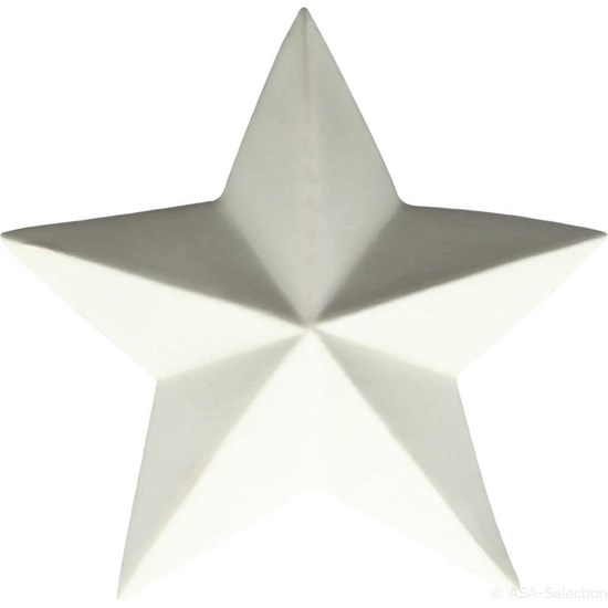 Dekorační hvězda 13,5 cm bílá_0