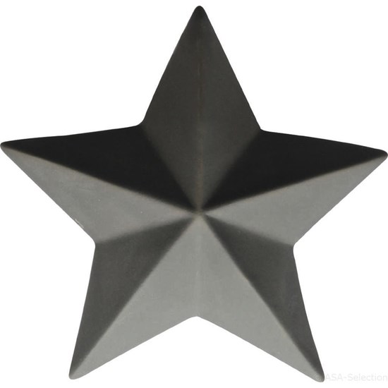 Dekorační hvězda 13,5 cm šedá_0