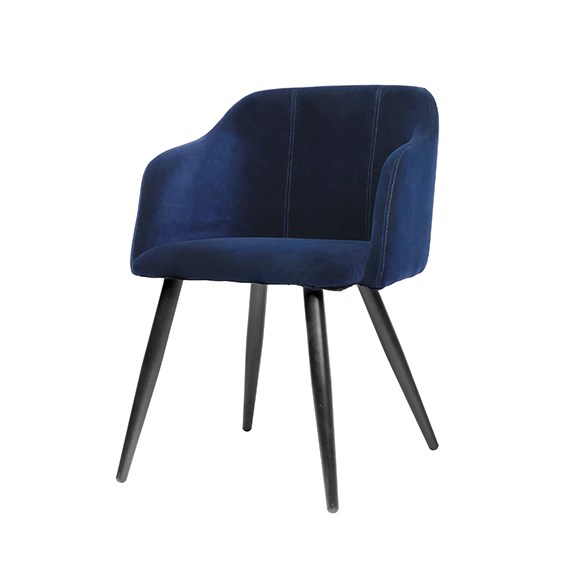 Židle PERNILLE modrá_0