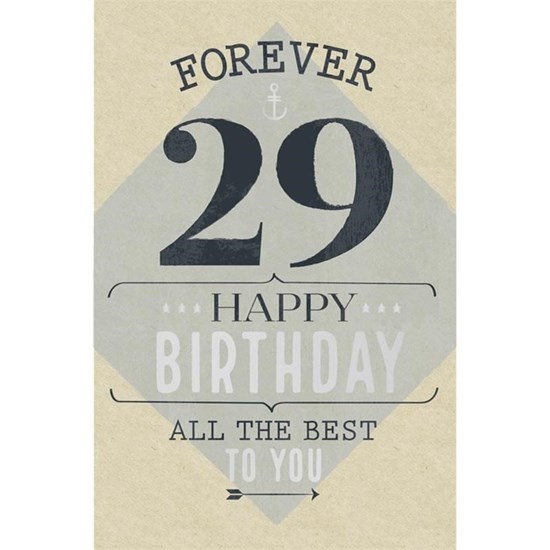 Přání ražené Birthday-29 Forevdr_0