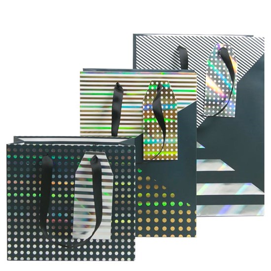 Dárková taška 3 dr Mustdrflächen-schwarz_0