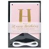 Papírová girlanda 3m-Happy Birthday-rosé_0