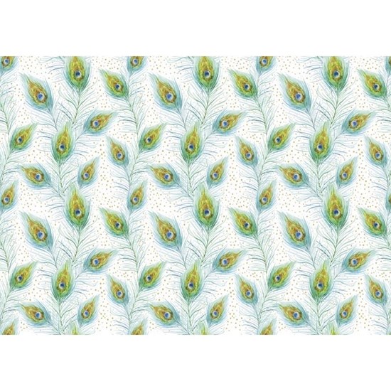 Balicí papír 50x70cm/Finest Papdr/Pfauen_0