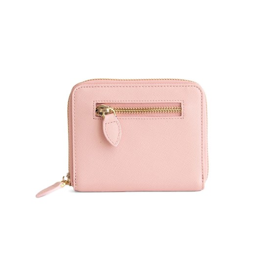 Kožená peněženka-13x11cm-orchid pink_0