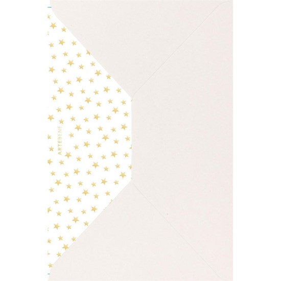 Dárková obálka-SET/6ks/B6/Präge/gold_1