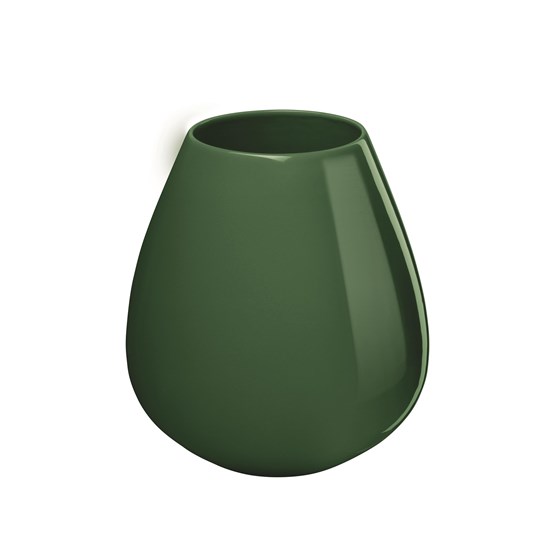 Váza EASE 18 cm tmavě zelená_0