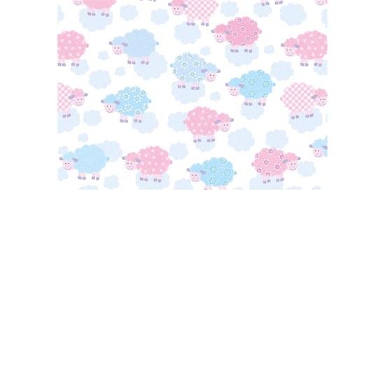 Balicí papír 50x70cm lamb baby pink baby_0
