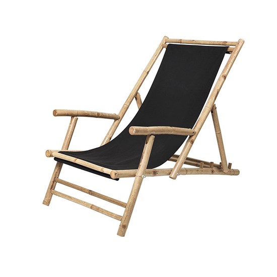 Skládací křeslo RELAX černé_1