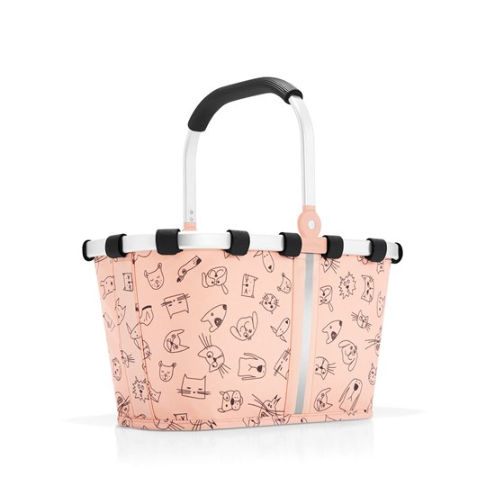 Dětský košík Carrybag XS kids cats and dogs rose_5