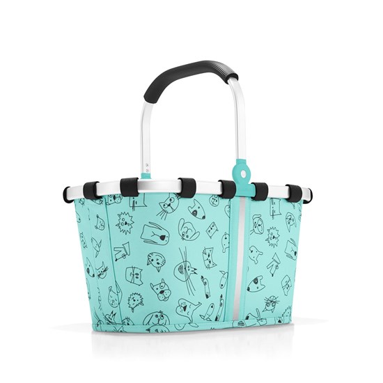 Dětský košík Carrybag XS kids cats and dogs mint_5