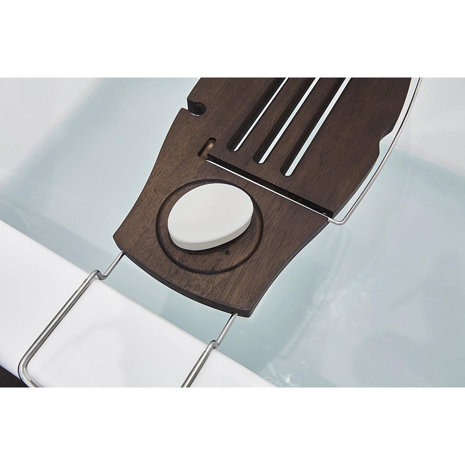 Polička na vanu AQUALA hnědá_2