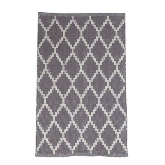 Tkaný koberec šedobílý 50x80cm_0