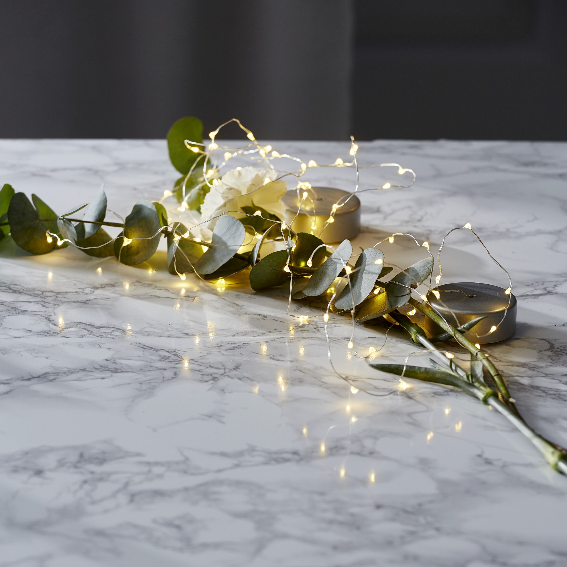 Světelný řetěz DEW DROP 40x LED 2 m stříbrný_1