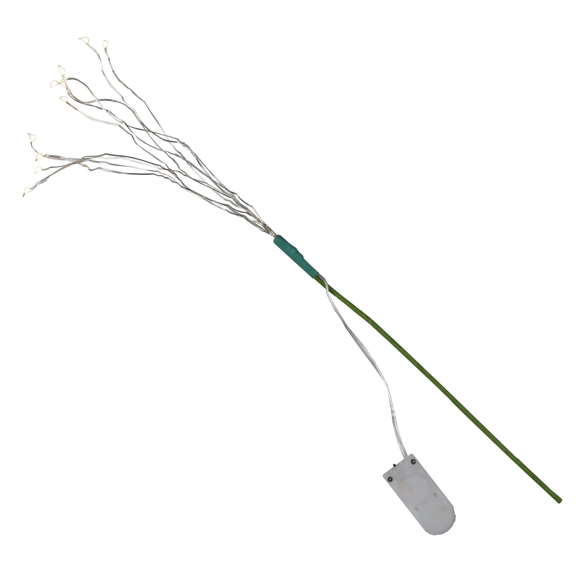 Světelná dekorace do květin 10x LED_0