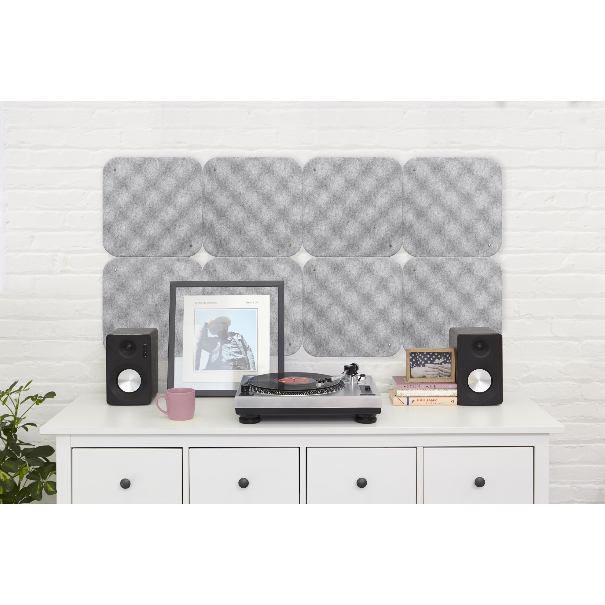 Nástěnná dekorace HUSH SET/4  tlumí hluk_1
