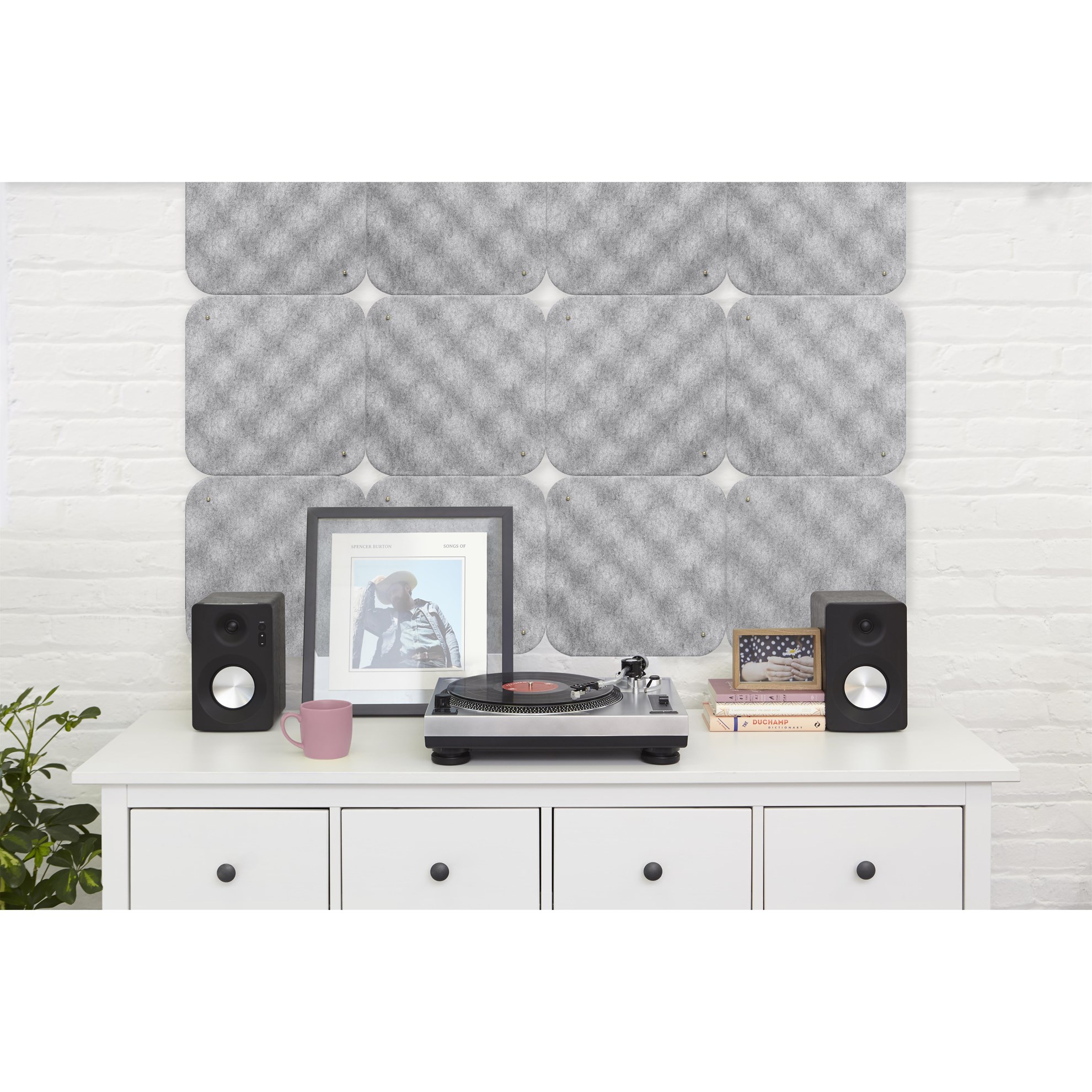Nástěnná dekorace HUSH SET/4  tlumí hluk_8