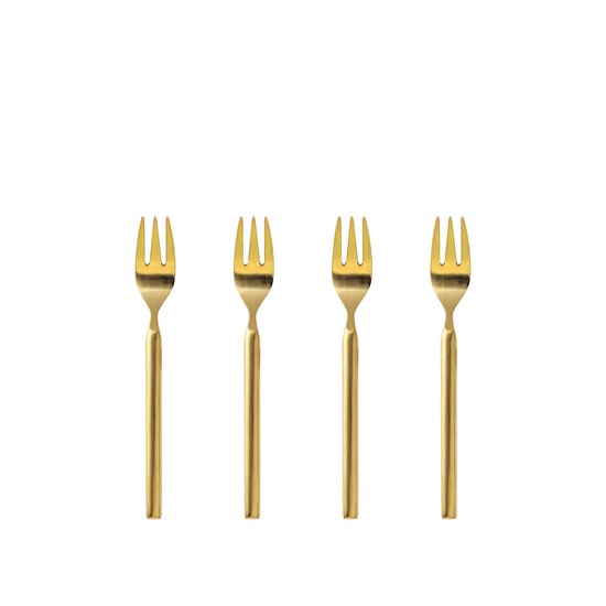 Dezertní vidlička Broste TVIS zlatá SET/4ks_0