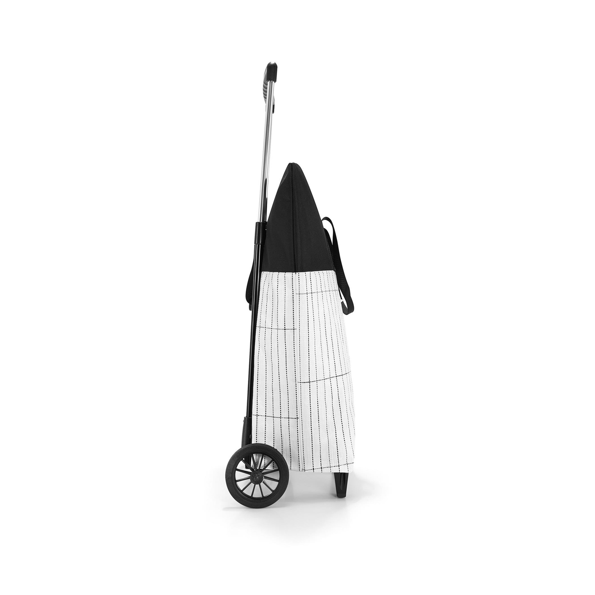 #urban trolley - velká taška na kolečkách - london black & white_0