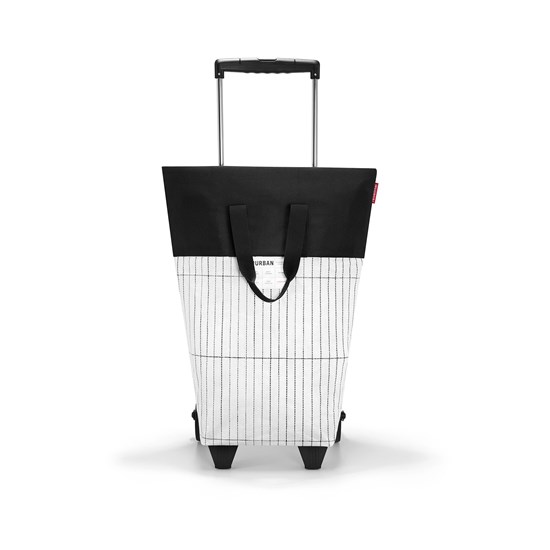 #urban trolley - velká taška na kolečkách - london black & white_1