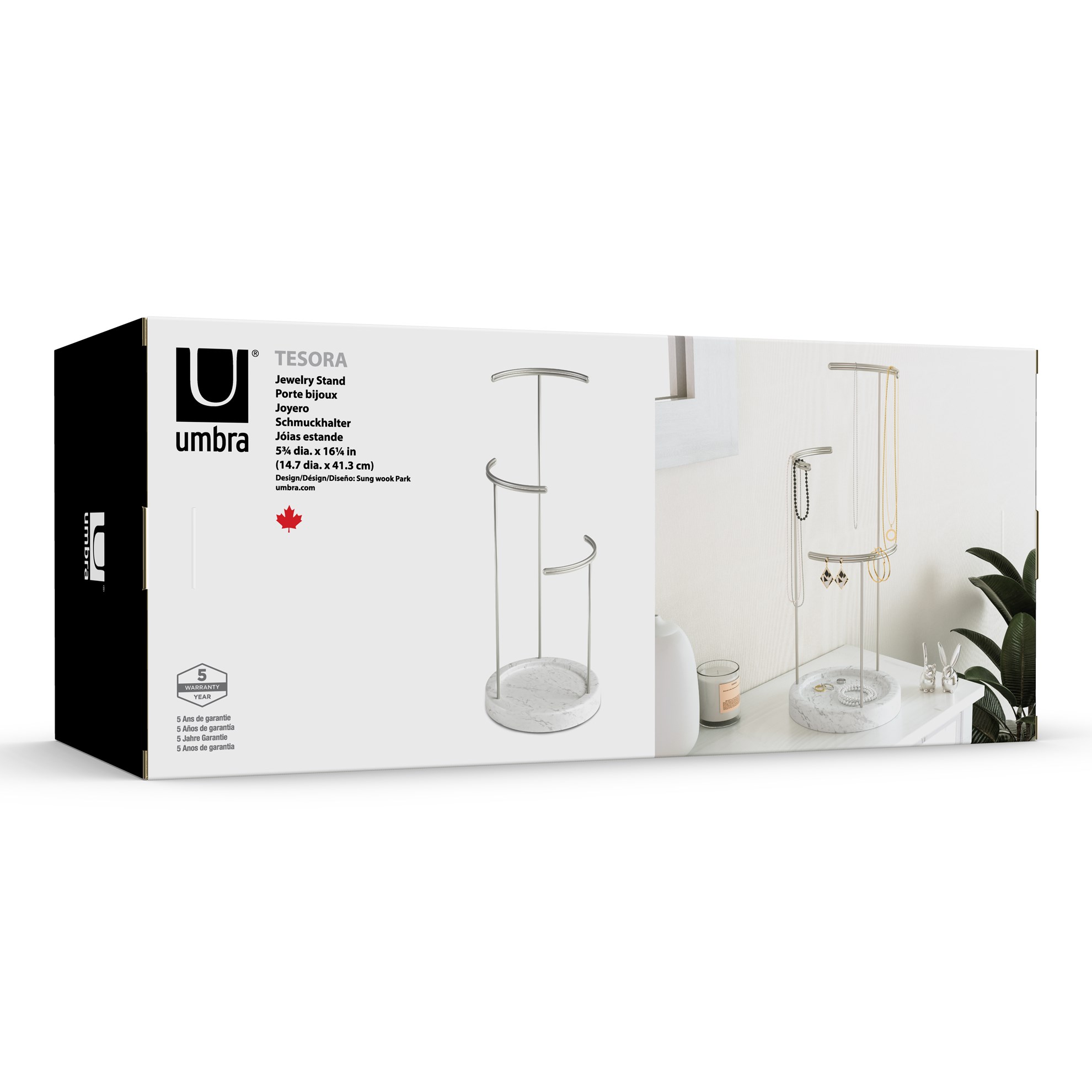 Šperkovnice TESORA bílý mramor_3