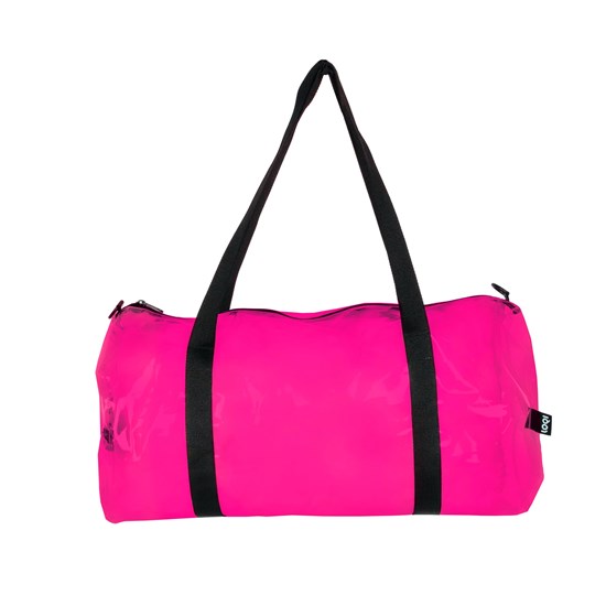 Taška WEEKENDER LOQI - TRANSPARENT Pink_1