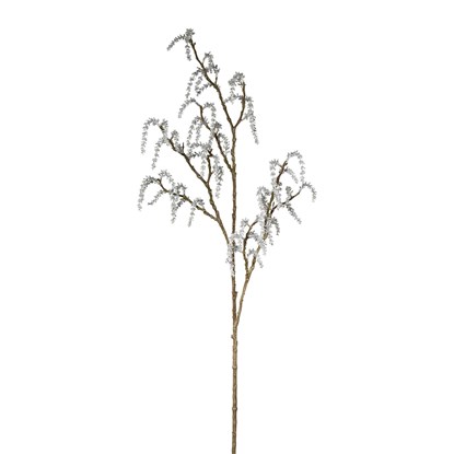Dekorační větvička stříbrná 121 cm_0