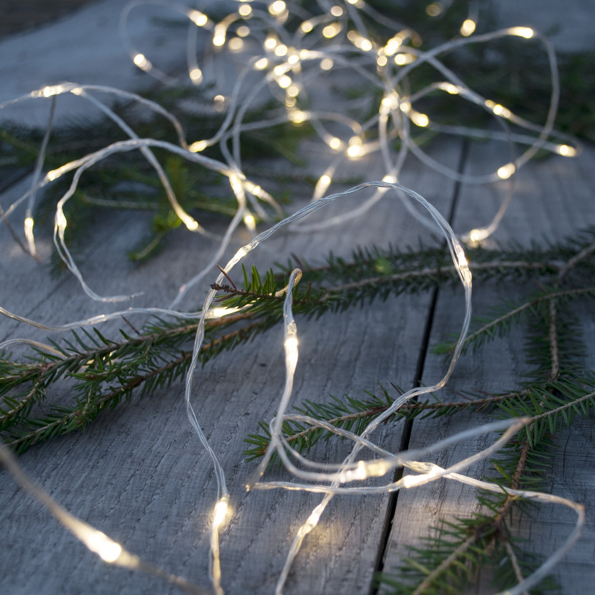 Venkovní světelný řetěz STRING 100x LED stříbrný_0