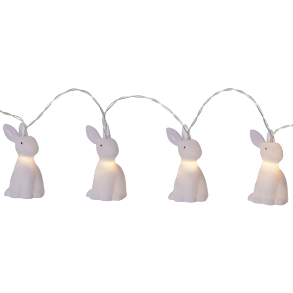 LED-světelná dekorace zajíček 10 světel_0