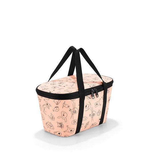 Termotaška Coolerbag XS kids cats and dogs rose_5