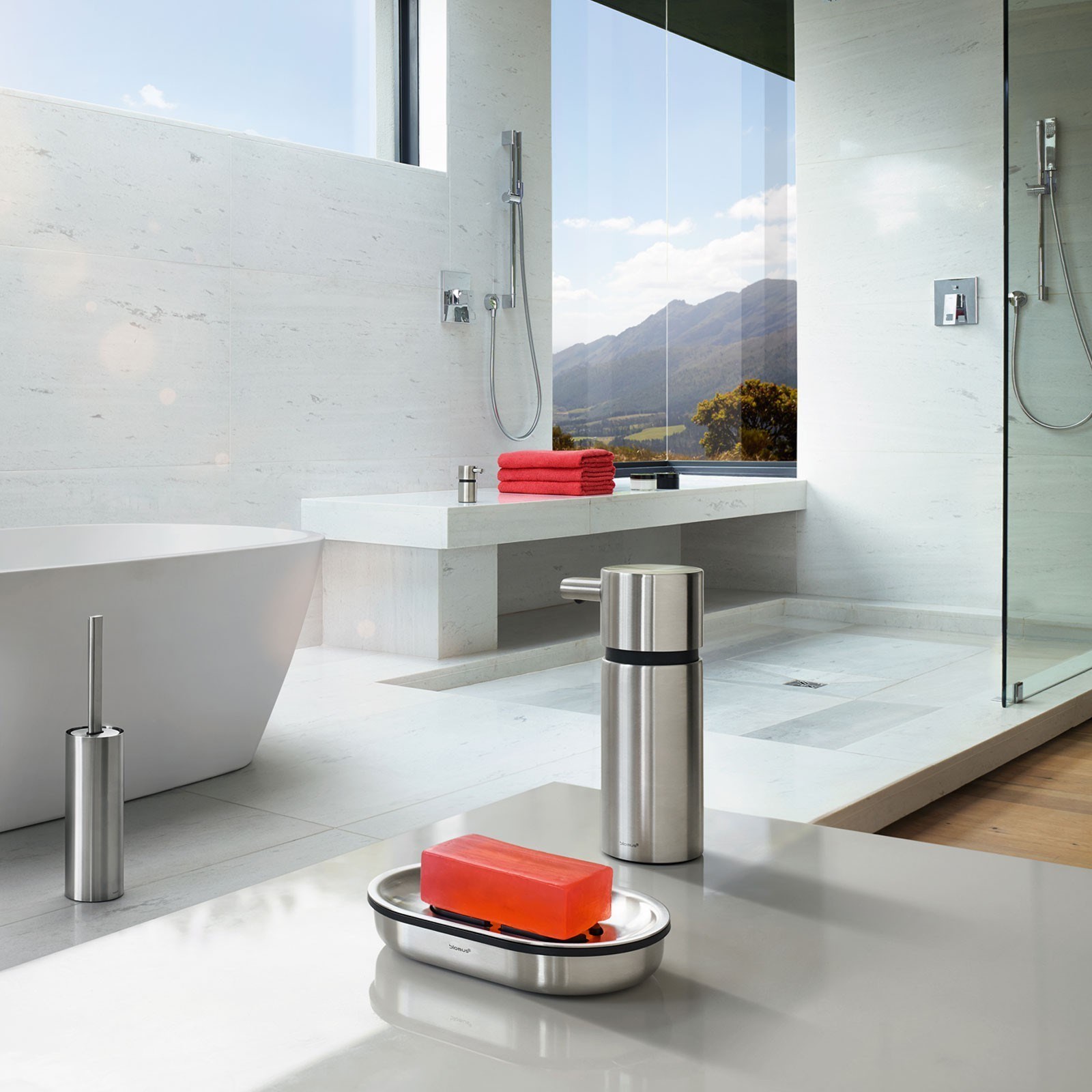 Obrázek z Nástěnný kartáč na WC Blomus AREO mat 